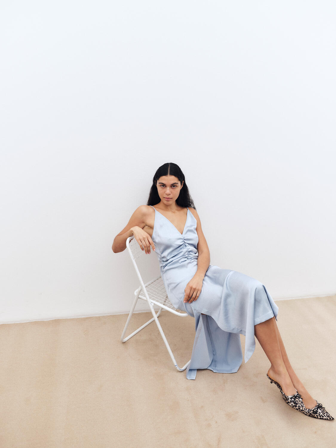 Atalia kjole - Subdued Blue